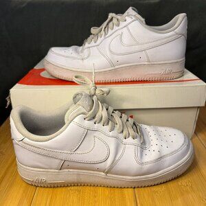 Nike Air Force 1 '07 Low Triple White CW2288-111, Men's 10.5